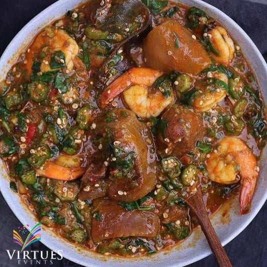 Sea food okra soup